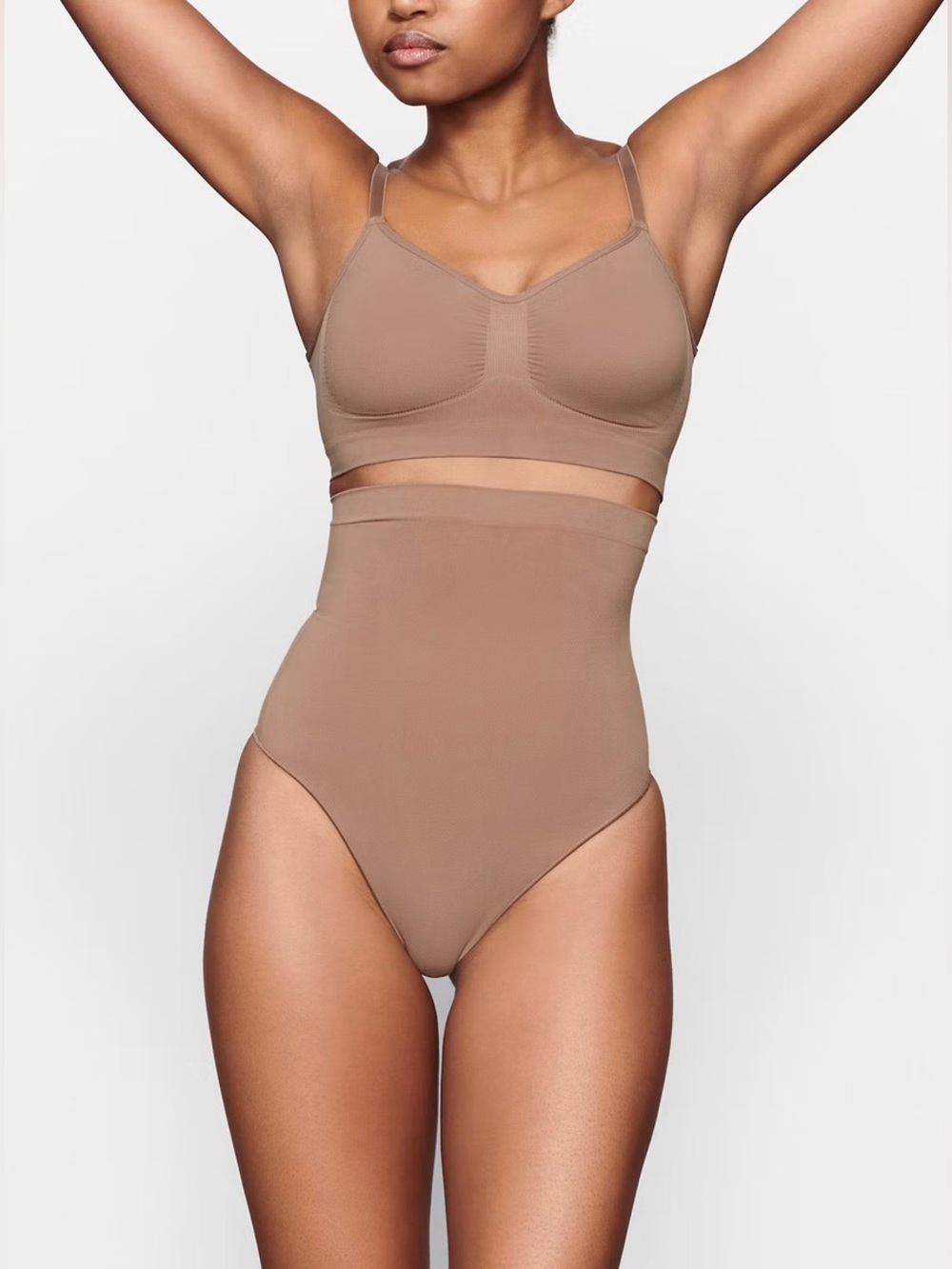 NWT SKIMS High-Waisted Thong Size Small ORG RETAIL $38